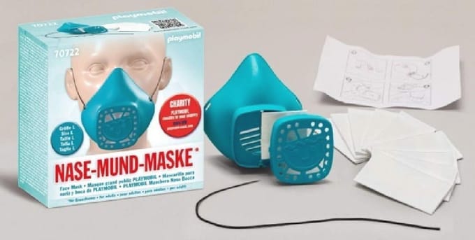 Herbruikbaar Turkoois Neus- en Mondmasker - Groot