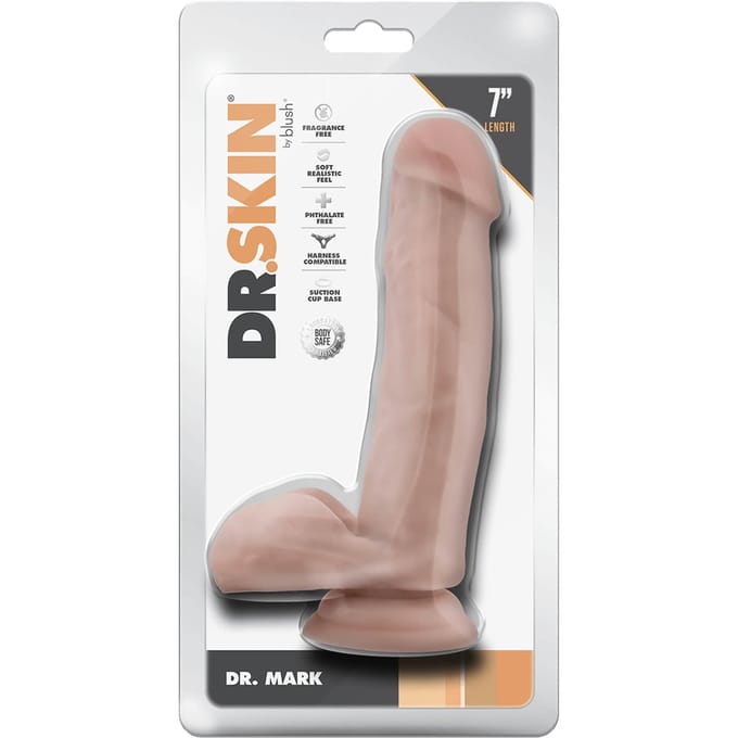 Realistische Dildo Blush Dr Skin PVC Ø 3,8 cm (13,9 cm)