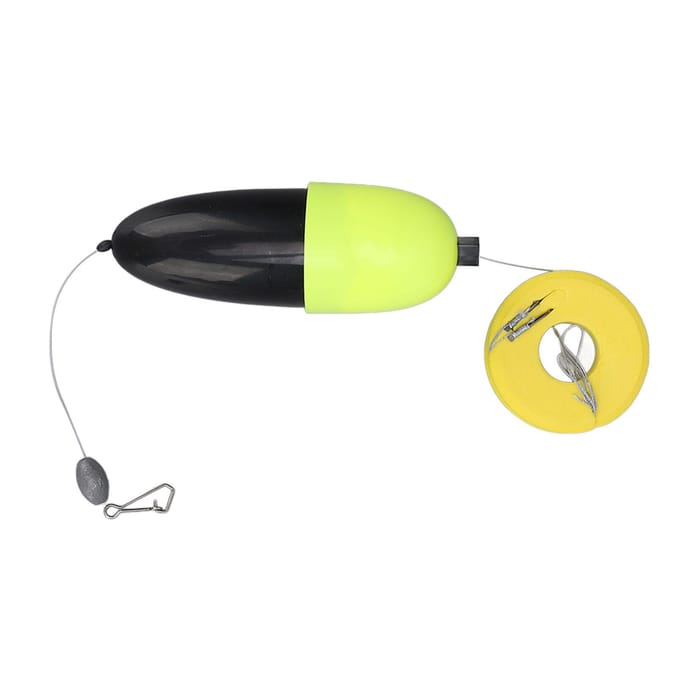 Vissen Dobber Automatische Vissen Dobber Set met ABS Drijvende Hengel voor Vissen Accessoire black