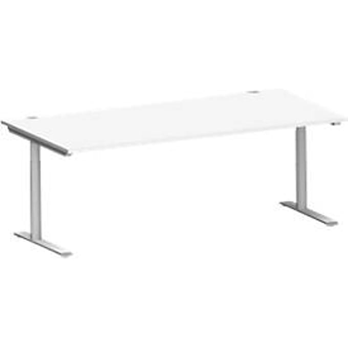 Schäfer Shop Genius MODENA FLEX bureau, 2000 x 1000 mm, wit