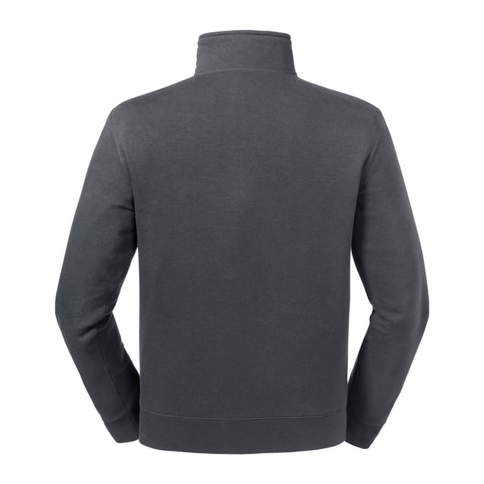 Russell Heren Authentieke Kwartier Ritssweatshirt (Konvooi Grijs)