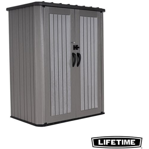 Lifetime opbergschuur - grijs, 183 x 100,5 x 29,5 cm