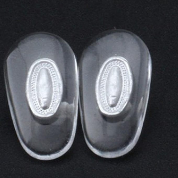 Plaquette de nez pour lunettes, Accessoire anti-dérapant pour lunettes 1 Pair white