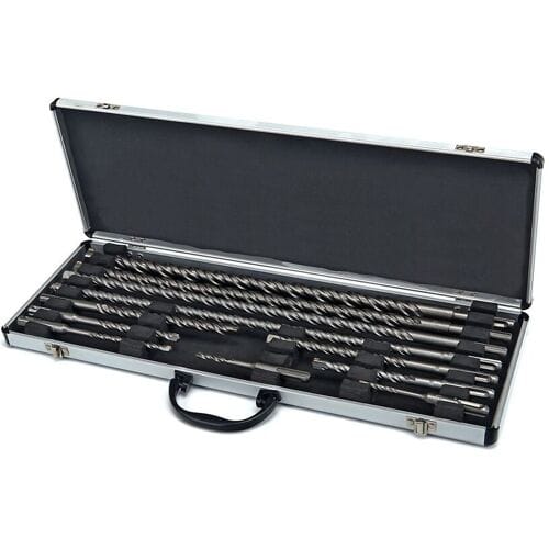 11 Delige SDS-Plus Borenset in Aluminium Koffer
