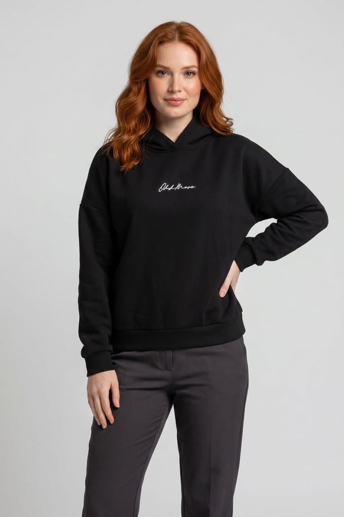 Odd Muse Hoodie Black Taglia: XXL | Felpe con cappuccio Outlet | Donna | Nero