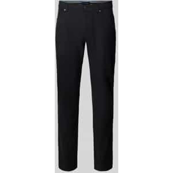 Regular fit stoffen broek met katoen- aandeel en 5-pocketmodel