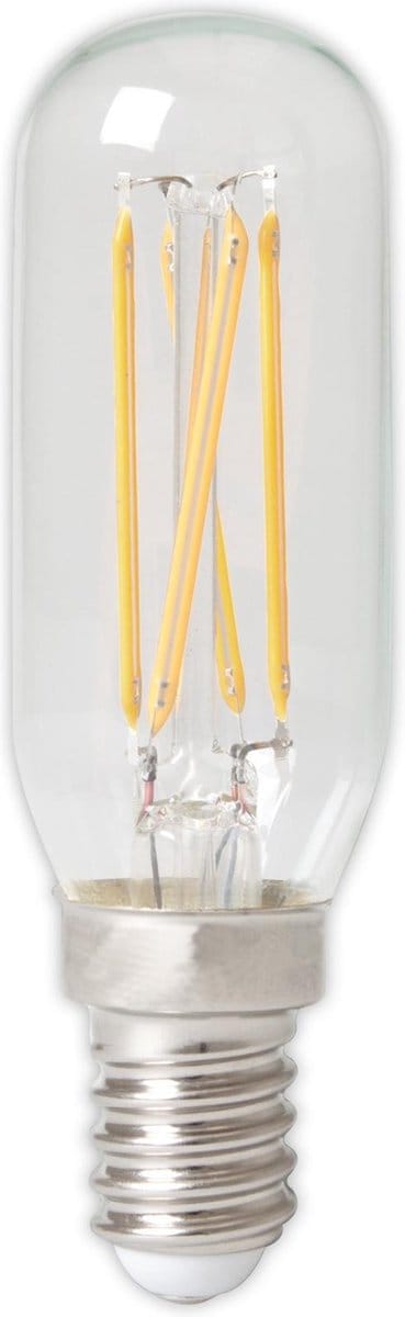 2 stuks Calex LED - Buislamp - 4,5W E14 - Helder 25x85mm - 2700K Dimbaar met Led dimmer