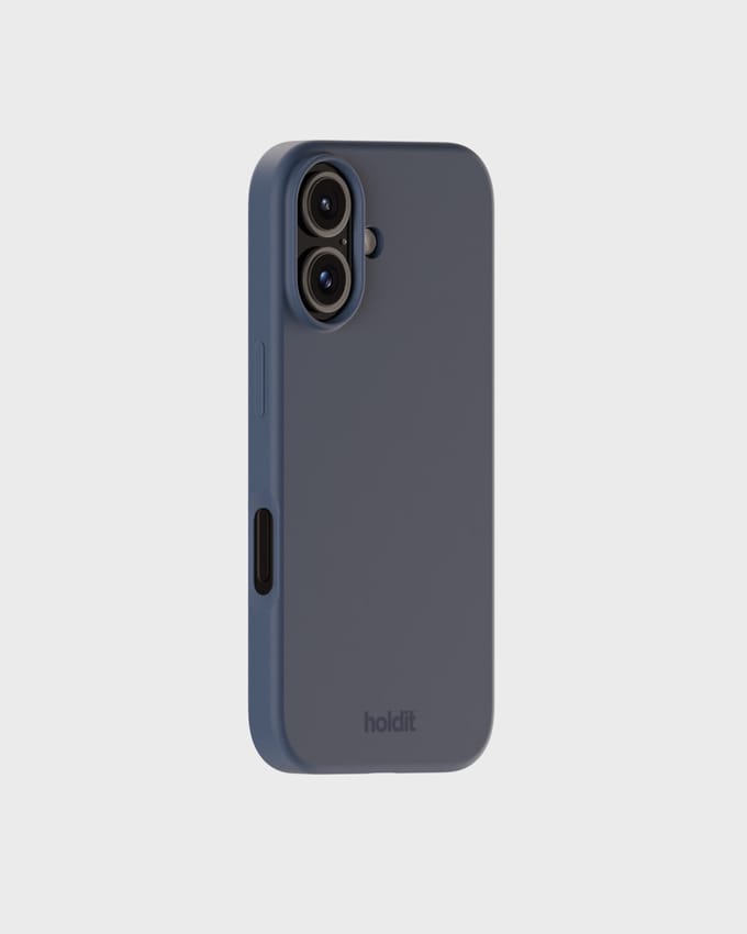 Holdit Silicone Case geschikt voor Apple iPhone 16 - Pacific Blue