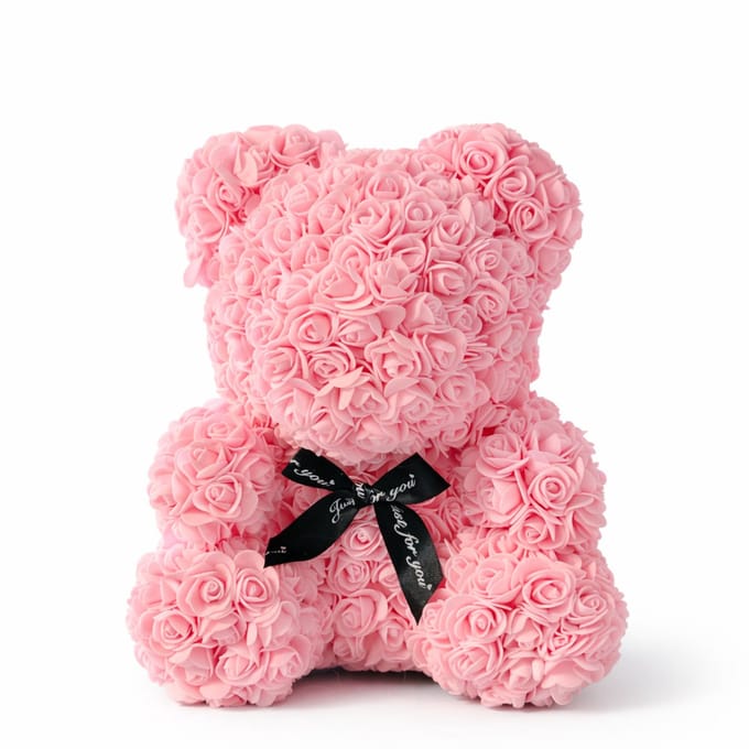 Rozen beer 45 cm XXL – Roze knuffelbeer – Luxe Cadeau