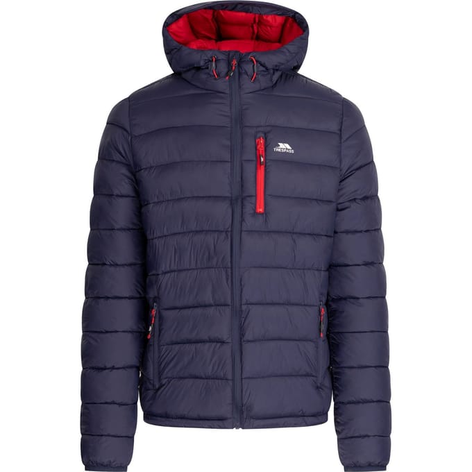 Trespass Heren Mikail Gewatteerde Jas (Marineblauw)