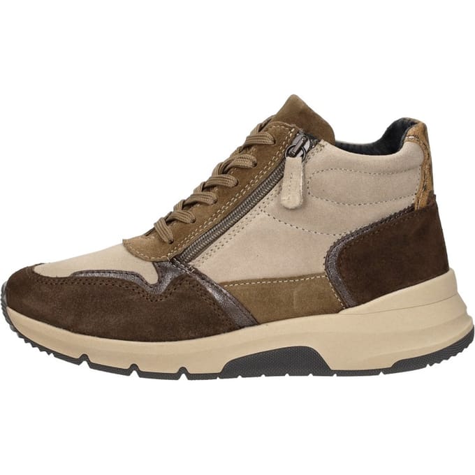 SUB55 Comfort Collection Jasmin 21 Veterschoenen Hoog - beige - Maat 41