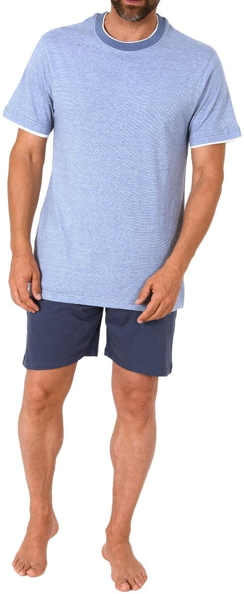 Normann herenpyjama Shorty met korte mouwen in Chill Look - Ook in Oversizes