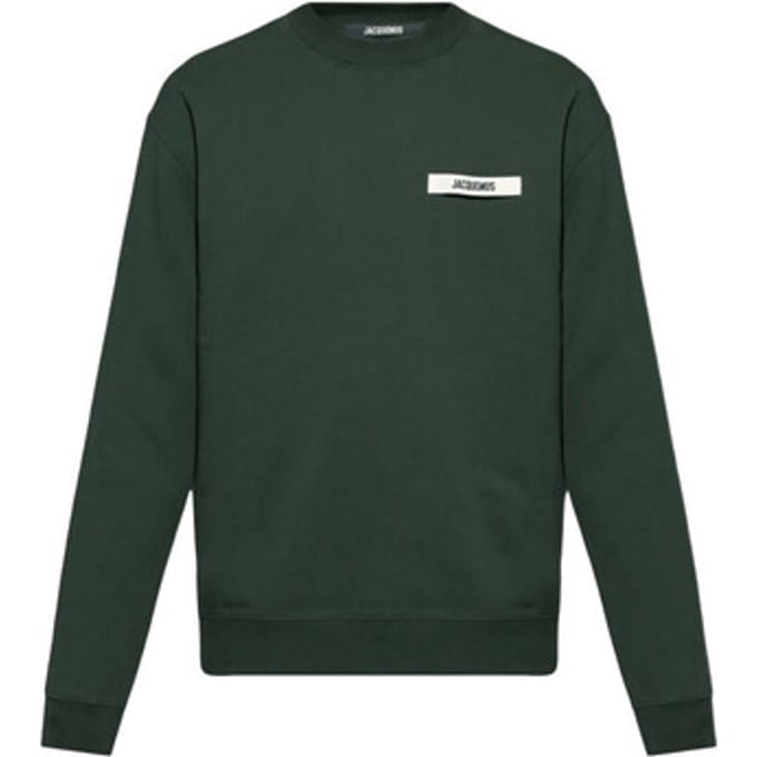 Sweaters Jacquemus LE SWEAT-SHIRT LE GROS GRAIN DARK GREEN
