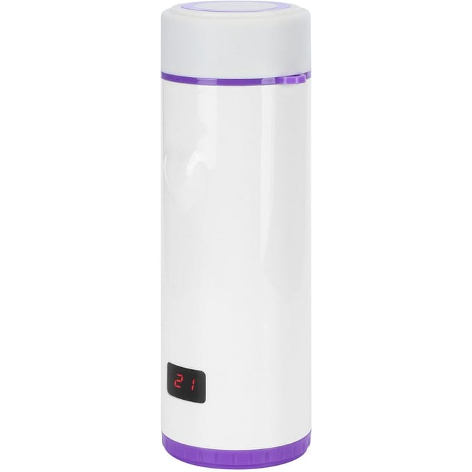 360ml Vacuüm Beker LED Intelligente Digitale Waterfles met 3-Kleur TemperatuurweergavePaars paars