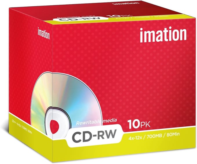 Herschrijfbare CD - Lege CD - Gegevens Opslaan - Hoge Snelheid - 700MB Capaciteit - Transparant