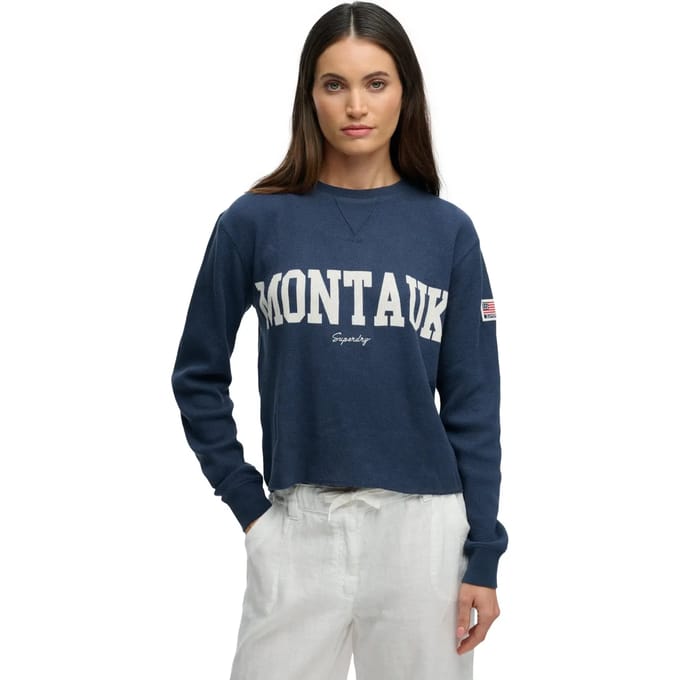 Dames-T-shirt met lange mouwen Superdry Athletic Essential Graphic