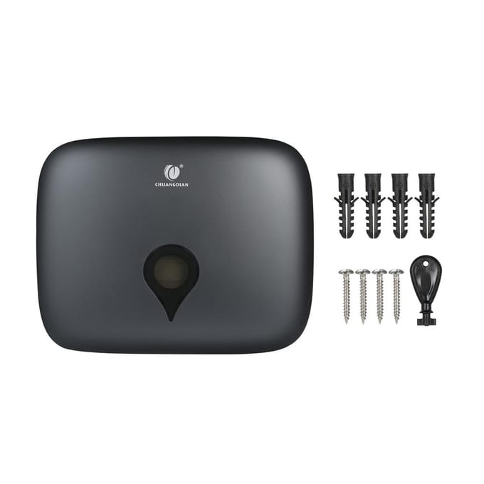 CHUANGDIAN Wandgemonteerde C-vouw handdoekdispenser Waterdichte toiletpapier-tissue dispenserhouder