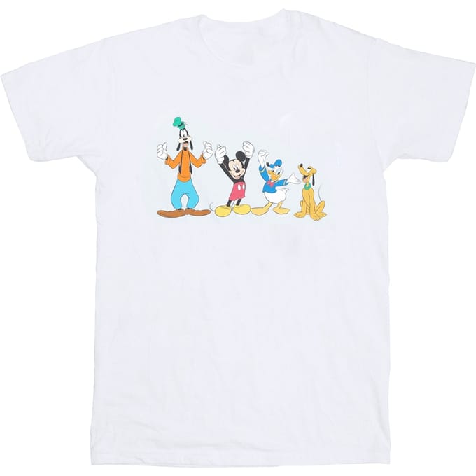 Disney Jongens Mickey Mouse Vrienden T-shirt (Wit)