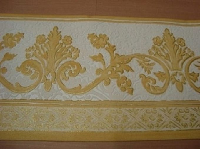 GEEL WIT GOUD BEHANGRAND
