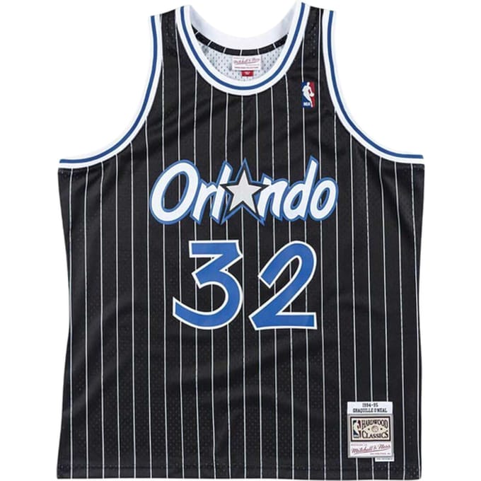 Mitchell And Ness 1994-1995 Shaquille Oneal Shirt Zwart
