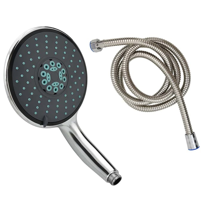 vidaXL - Handdouche - multifunctioneel - met - slang - van - 1,5 - m - chroomkleurig