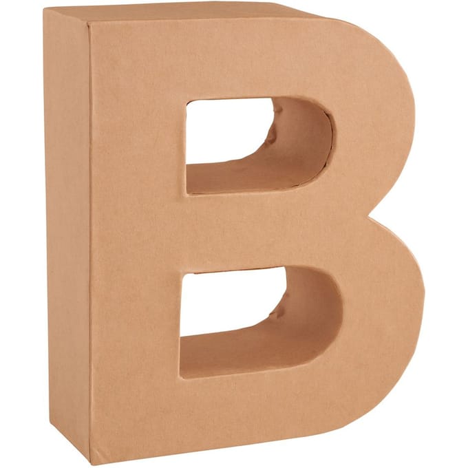 Kartonnen brief - Letter "B"