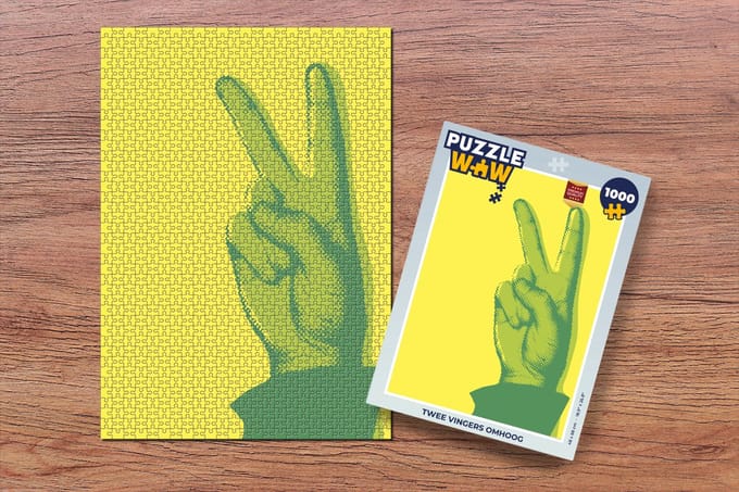 Puzzel Twee vingers omhoog - Legpuzzel - Puzzel 1000 stukjes volwassenen