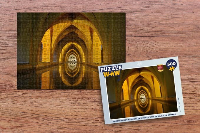 Puzzel Sevilla - Architectuur - Paleis - Legpuzzel - Puzzel 500 stukjes
