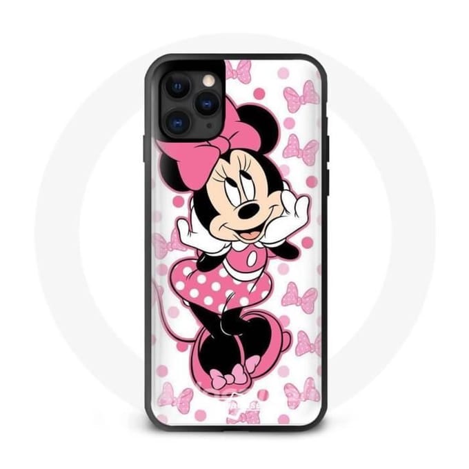 Coque - Maniacase - Iphone 11 Pro Max - Minnie Mouse - Silicone - Souple noir