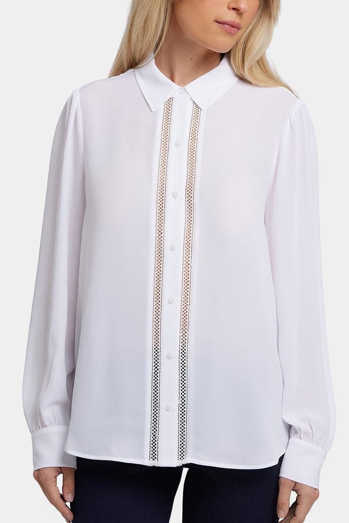 Tiffany Blouse | Optisch Wit