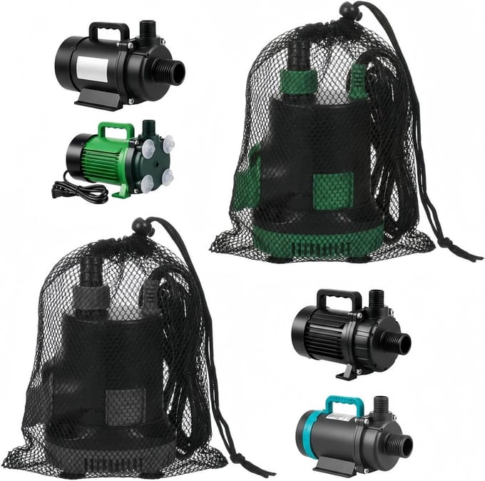 Pompzak voor filterpomp, 45 x 45 cm netzak voor waterfilter, set van 2 stuks