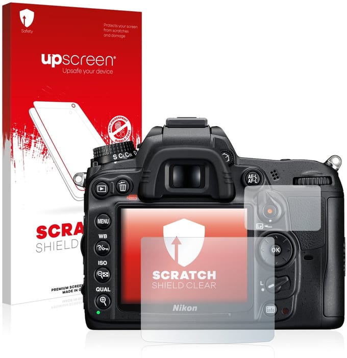 upscreen - Screenprotector voor Nikon D7000 - Folie Beschermfolie transparant