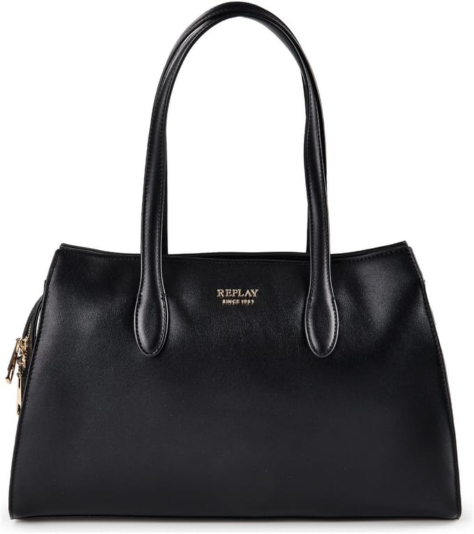 REPLAY handtas Handbag Black zwart