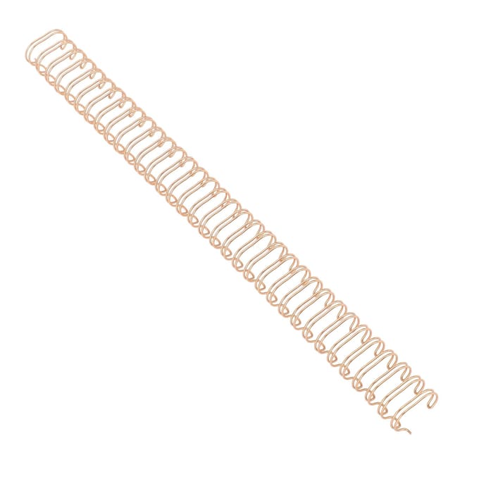 100 stuks 9/16 inch Draadbinding Ruggen 120 Vel Capaciteit Spiraal Dubbele Lus Binding Twin Loop Draden beige