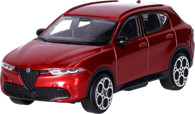 Bburago Modelauto/speelgoedauto Alfa Romeo Tonale - rood - 10 cm - schaal 1:43