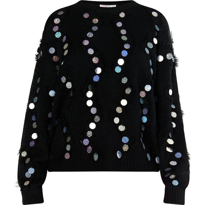 IZIA Jumper Dames zwart