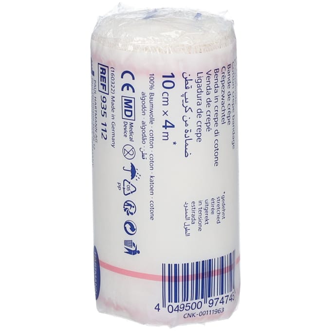 Hartmann Tensocrepe 10cm x 4.5m 935112 1 Gaasverband