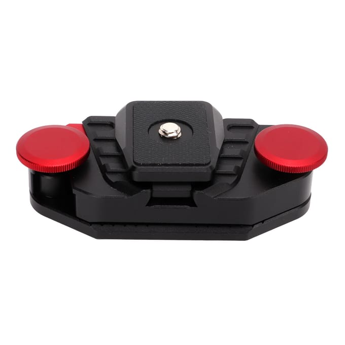 Camera Taille Gesp V Mount Ontwerp Snelontgrendeling Aluminiumlegering Camera Riemclip voor Buiten black