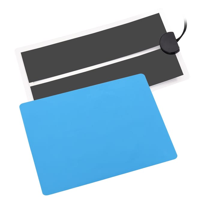 Harsverwarmingsmat Snelle uitharding Snelle harsdroger met temperatuurinstelknop Siliconenmat US-2 blue