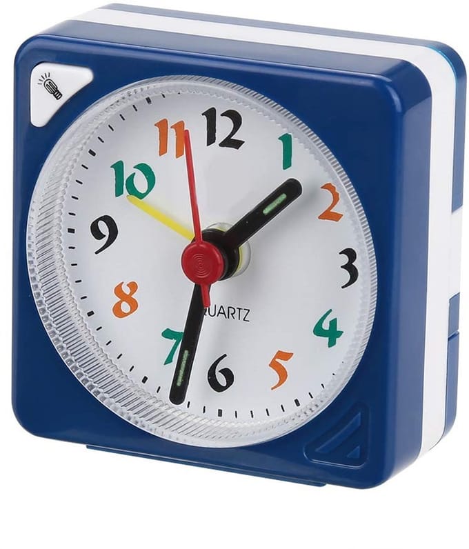 Dailygoods- Reiswekker Compact - Digitale Klok - Stille Miniklok