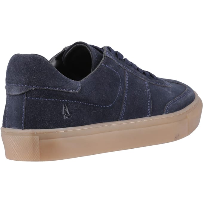 Hush Puppies Riley Suède Heren Navy Suède Sneakers