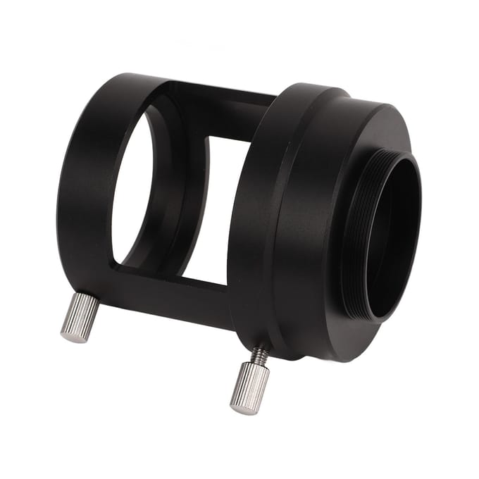 T-Mount Spotting Scope Camera Adapterbuis T-ring voor Nikon voor Pentax SLR DSLR Camera Astronomisch black