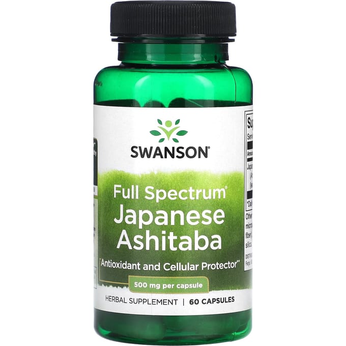 Volledig Spectrum Japanse Verse Kruiden, 500 mg, 60 Capsules