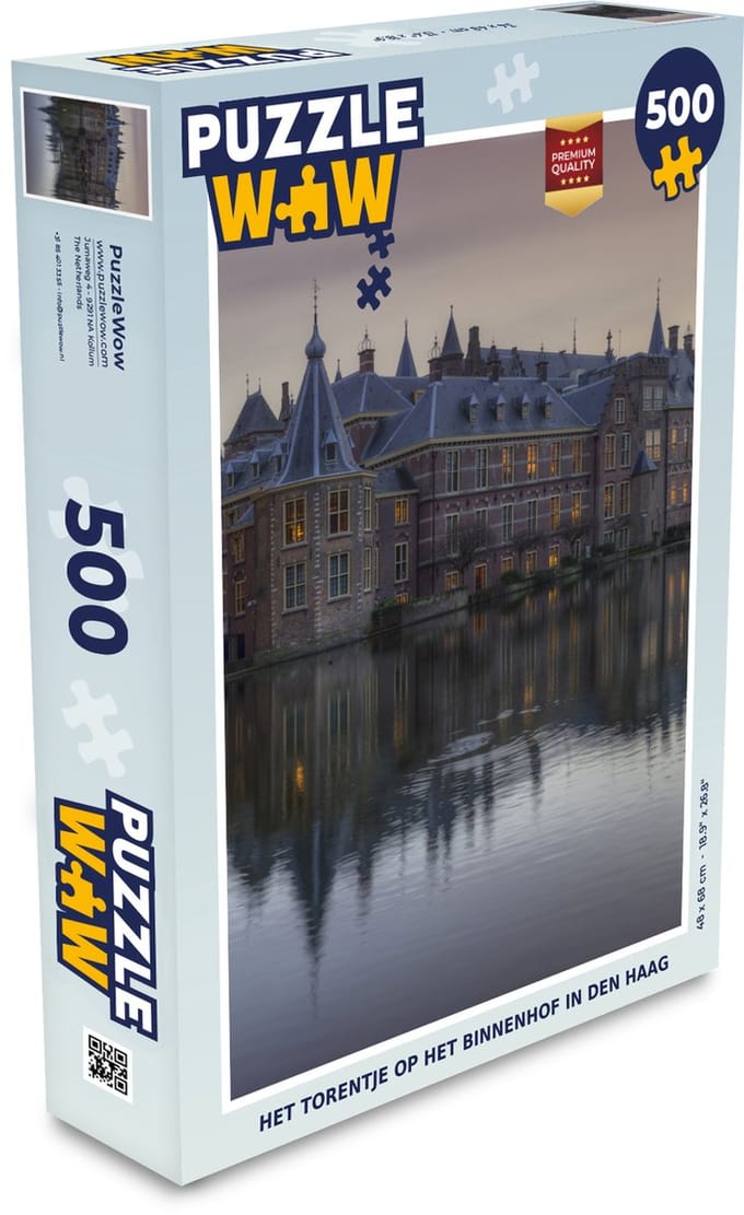 Puzzel Het Torentje op het Binnenhof in Den Haag - Legpuzzel - Puzzel 500 stukjes