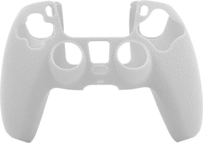 Silicone Hoes / Skin geschikt voor Playstation 5 - PS5 Controller Wit