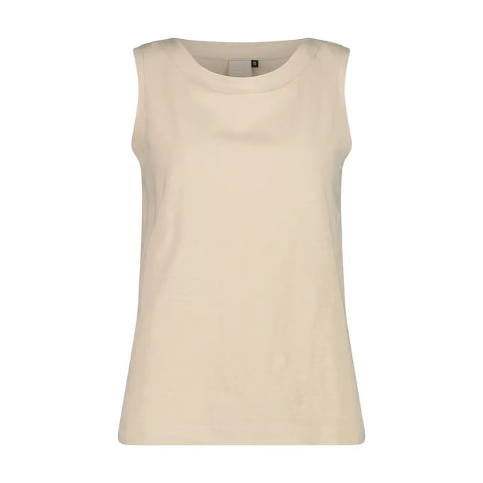 Vrouwen tanktop van stretchjersey met bedrukte rug CMP