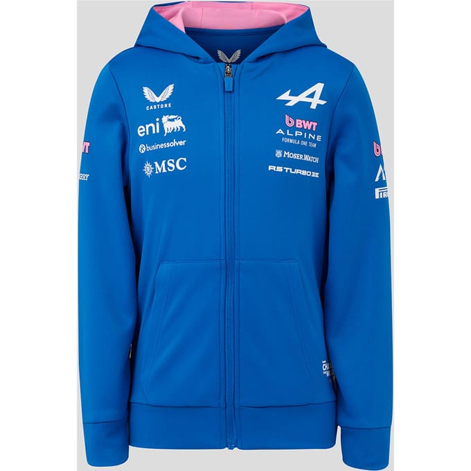 Officieel Junior Bwt Alpine Formula One Team Hoodie Met Rits