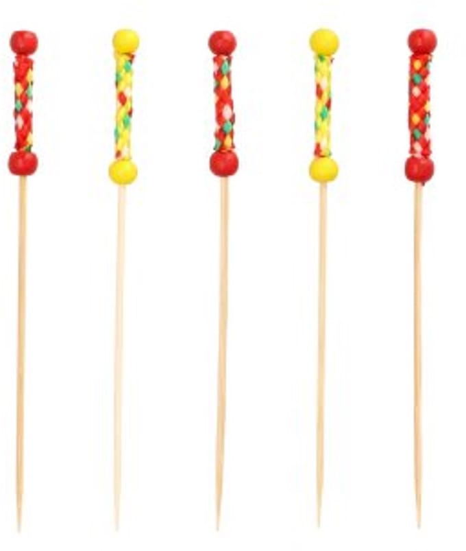15x 40 Fingerfood prikkers 12 cm Mexico