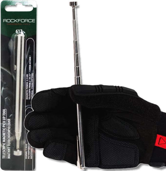 Rockforce - Telescoop Magneet - 130-635mm - Diameter 11mm