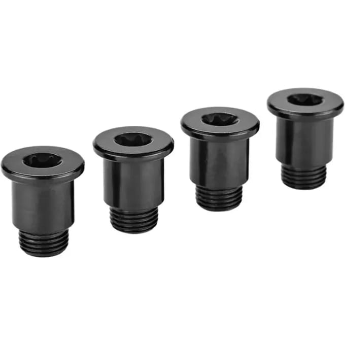 Kett.Bladschroeven Truva. Voor 2-Speed Crank Force Axs, Alu, Zwart, Set À 4 Stuks